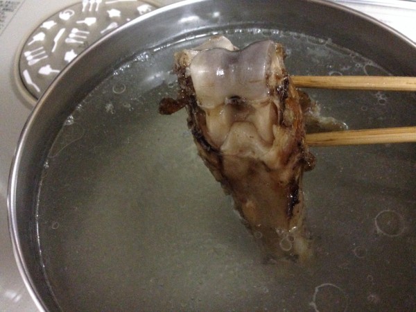 エゾ鹿骨スープの寒天寄せ